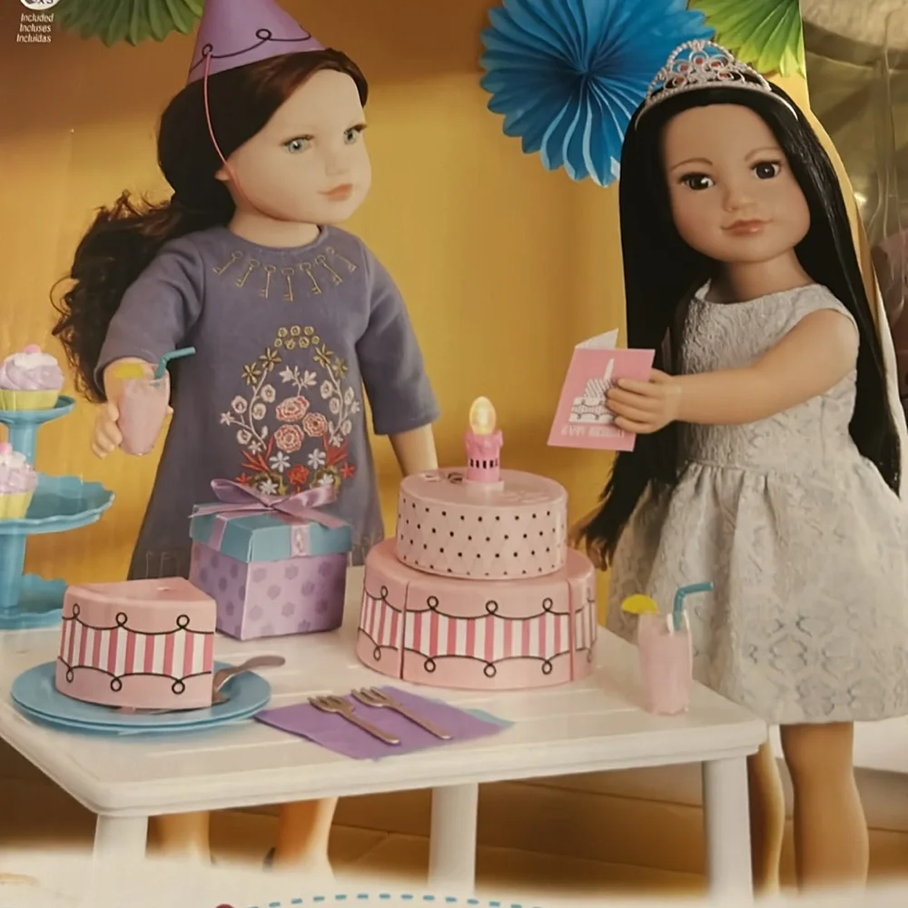 Journey girls 18inch doll Birthday Celebration set NEW